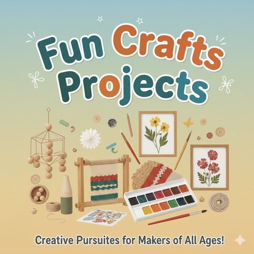 Product picture Fun Craft Projects (PDF Digital Download)  Arts and Crafts f